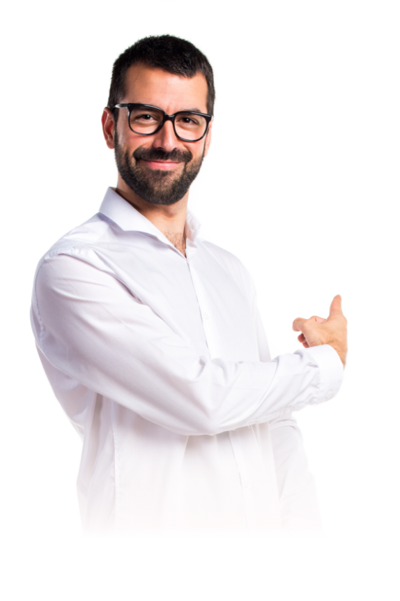 Pessoa a apontar