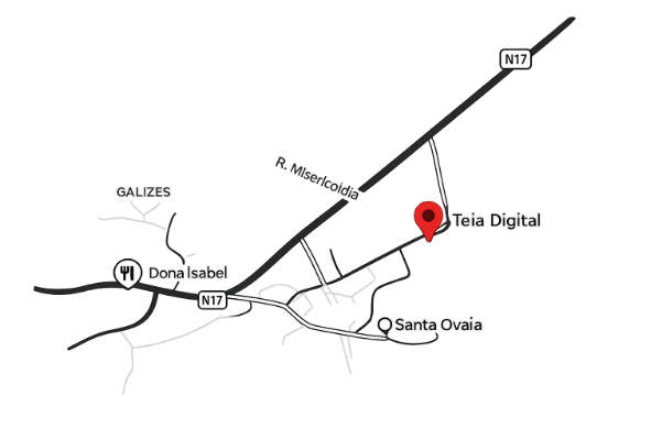 Mapa da localização da empresa